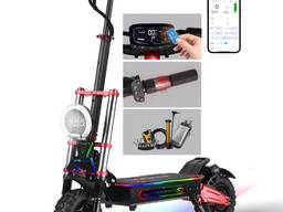 60V 6000W Electric Scooter 38Ah 85km/h Speed 5600W UK/EU/USA Stock Aluminum Alloy Materia