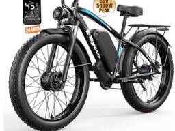Electric bicycle for adults ready to ship, 5000W dual peak motors, 52V and 32Ah battery wi