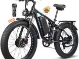 Electric bicycle for adults ready to ship, 5000W dual peak motors, 52V and 32Ah battery wi - photo 2
