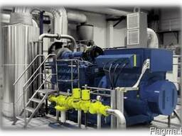 Usina termoelétrica a gás de 1200 kW.