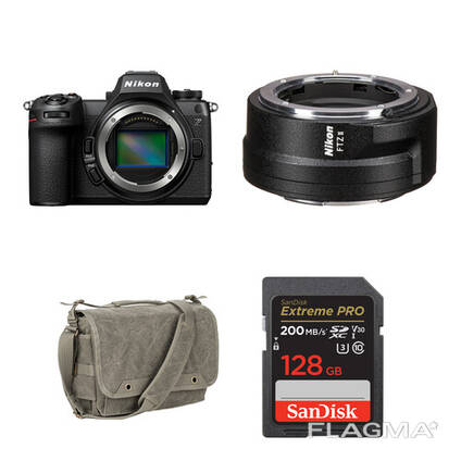 Nikon Z6 III Mirrorless Camera with FTZ II Mount Adapter and Basic Bundle
