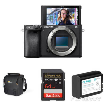 Sony a6400 Mirrorless Camera with Basic Bundle