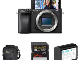 Sony a6400 Mirrorless Camera with Basic Bundle