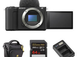 Sony ZV-E10 II Mirrorless Camera with Basic Bundle (Black)